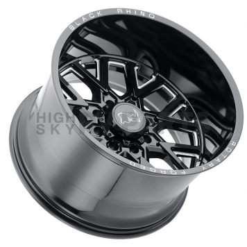 Black Rhino Wheel Grimlock - 20 x 9.5 Black With Natural Accents - 2095GRM128165B22-2