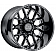 Black Rhino Wheel Grimlock - 20 x 9.5 Black With Natural Accents - 2095GRM128165B22