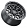 Black Rhino Wheel Hollister - 20 x 9.5 Black With Natural Accents - 2095HSR125150B10