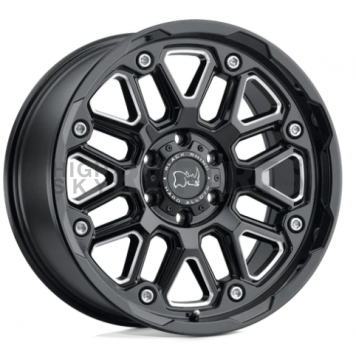 Black Rhino Wheel Hollister - 20 x 9.5 Black With Natural Accents - 2095HSR125150B10