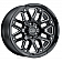 Black Rhino Wheel Hollister - 20 x 9.5 Black With Natural Accents - 2095HSR125150B10