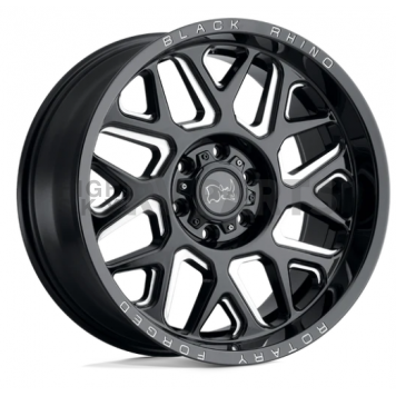 Black Rhino Wheel Reaper - 20 x 9.5 Black With Natural Accents - 2095RPR128165B22