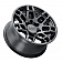 Black Rhino Wheel Ridge - 20 x 9 Black - 2090RDG025127M71