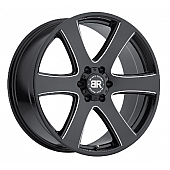 Black Rhino Wheel Haka - 20 x 8.5 Black With Natural Accents - 2085HAK306135B87