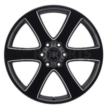 Black Rhino Wheel Haka - 20 x 8.5 Black With Natural Accents - 2085HAK306135B87-1