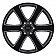 Black Rhino Wheel Haka - 20 x 8.5 Black With Natural Accents - 2085HAK306135B87