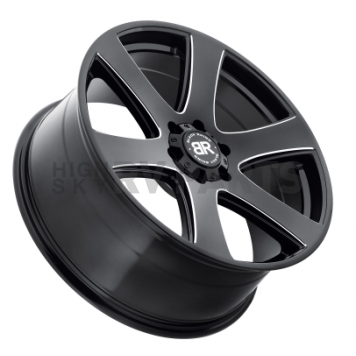 Black Rhino Wheel Haka - 20 x 8.5 Black With Natural Accents - 2085HAK306135B87-2