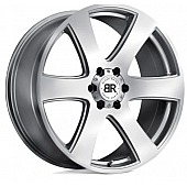 Black Rhino Wheel Haka - 20 x 8.5 Silver With Natural Face - 2085HAK306135S87