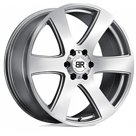 Black Rhino Wheel Haka - 20 x 8.5 Silver With Natural Face - 2085HAK306135S87