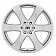 Black Rhino Wheel Haka - 20 x 8.5 Silver With Natural Face - 2085HAK306135S87
