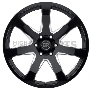 Black Rhino Wheel Mozambique - 20 x 8.5 Black With Natural Accents - 2085MZA306135B87-1