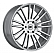 Black Rhino Wheel Kruger - 20 x 9 Silver With Natural Face - 2090KRG306135S87