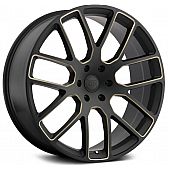 Black Rhino Wheel Kunene - 20 x 9 Black With Dark Tinted Natural Accents - 2090KUN305127M71