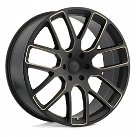 Black Rhino Wheel Kunene - 20 x 9 Black With Dark Tinted Natural Accents - 2090KUN306135M87