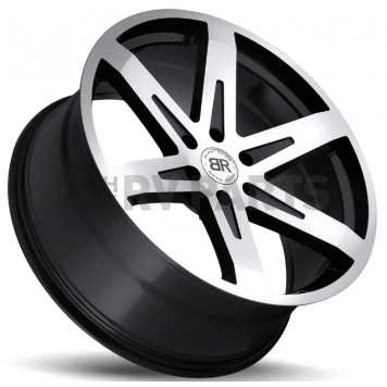 Black Rhino Wheel Peak - 20 x 9 Black With Natural Face - 2090PEK306135B87-2