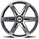 Black Rhino Wheel Peak - 20 x 9 Black With Natural Face - 2090PEK306135B87