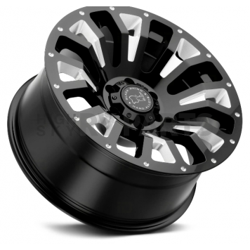 Black Rhino Wheel Pinatubo - 20 x 9.5 Black With Natural Accents - 2095PNT066135B87-2