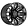 Black Rhino Wheel Pinatubo - 20 x 9.5 Black With Natural Accents - 2095PNT066135B87