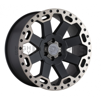 Black Rhino Wheel Warlord - 22 x 10 Black With Natural Dark Tint Lip - 2210WAR-26140M12