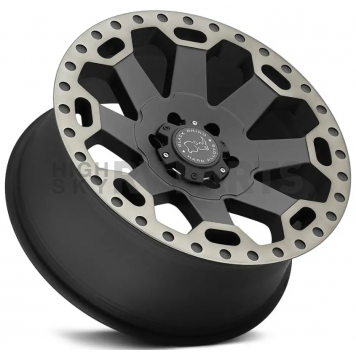 Black Rhino Wheel Warlord - 22 x 10 Black With Natural Dark Tint Lip - 2210WAR126140M12-1