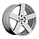 Black Rhino Wheel Everest - 22 x 9.5 Silver With Natural Face - 2295EVE256140S12