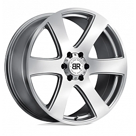 Black Rhino Wheel Haka - 20 x 9.5 Silver With Natural Face - 2295HAK256140S12