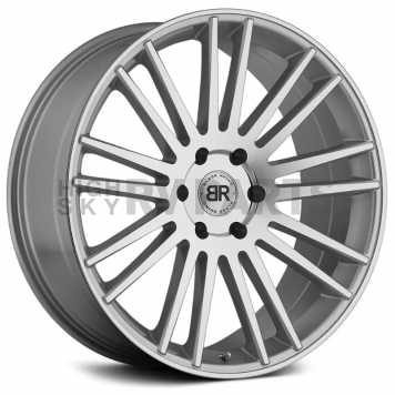 Black Rhino Wheel Kruger - 22 x 9.5 Silver With Natural Face - 2295KRG256140S12