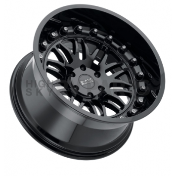 Black Rhino Wheel Fury - 22 x 11.5 Black - 2215FRY-46140B12-2