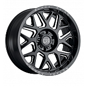 Black Rhino Wheel Reaper - 22 x 11.5 Black With Natural Accents - 2215RPR-46140B12