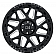Black Rhino Wheel Reaper - 22 x 11.5 Black With Natural Accents - 2215RPR-46140B12