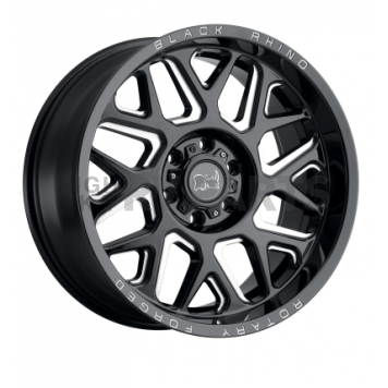 Black Rhino Wheel Reaper - 22 x 11.5 Black With Natural Accents - 2215RPR-46140B12