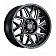 Black Rhino Wheel Reaper - 22 x 11.5 Black With Natural Accents - 2215RPR-46140B12