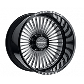 Black Rhino Wheel Horus - 22 x 14 Black With Natural Accents - 2214HRS-66140B12