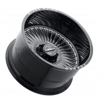 Black Rhino Wheel Horus - 22 x 14 Black With Natural Accents - 2214HRS-66140B12-1