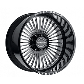 Black Rhino Wheel Horus - 22 x 14 Black With Natural Accents - 2214HRS-66140B12