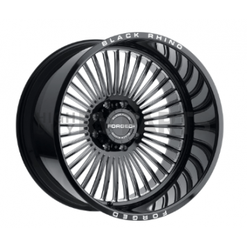 Black Rhino Wheel Horus - 22 x 14 Black With Natural Accents - 2214HRS-66140B12