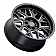 Black Rhino Wheel Reaper - 22 x 14 Black With Natural Accents - 2214RPR-66140B12