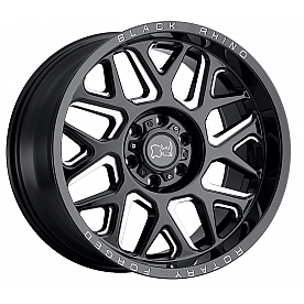 Black Rhino Wheel Reaper - 22 x 14 Black With Natural Accents - 2214RPR-66140B12