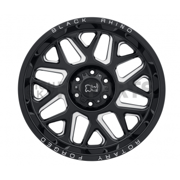 Black Rhino Wheel Reaper - 22 x 14 Black With Natural Accents - 2214RPR-66140B12-1