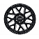 Black Rhino Wheel Reaper - 22 x 14 Black With Natural Accents - 2214RPR-66140B12