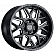 Black Rhino Wheel Reaper - 22 x 14 Black With Natural Accents - 2214RPR-66140B12