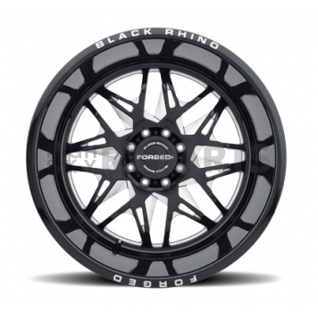 Black Rhino Wheel Twister - 22 x 14 Black With Natural Accents - 2214TWS-66140B12R-2