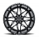 Black Rhino Wheel Twister - 22 x 14 Black With Natural Accents - 2214TWS-66140B12R