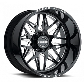 Black Rhino Wheel Twister - 22 x 14 Black With Natural Accents - 2214TWS-66140B12R