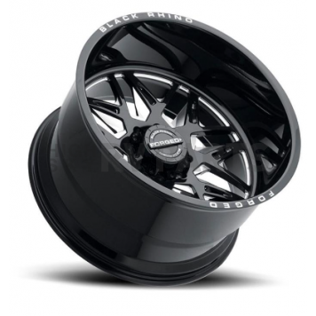 Black Rhino Wheel Twister - 22 x 14 Black With Natural Accents - 2214TWS-66140B12R-1