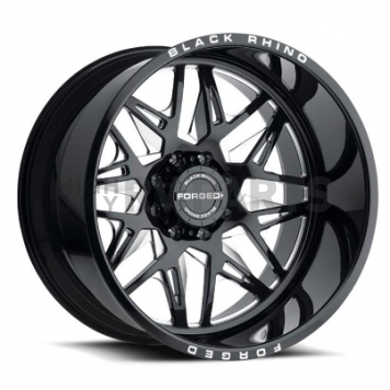 Black Rhino Wheel Twister - 22 x 14 Black With Natural Accents - 2214TWS-66140B12R