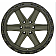 Black Rhino Wheel Henderson - 17 x 9 Olive Green With Black Lip And Bolts - 1790HDS-26140N12