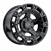 Black Rhino Wheel Cinco - 17 x 9.5 Black With Stainless Bolts - 1795CNC-86140B12