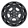 Black Rhino Wheel Cinco - 17 x 9.5 Black With Stainless Bolts - 1795CNC-86140B12