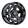 Black Rhino Wheel Cinco - 17 x 9.5 Black With Stainless Bolts - 1795CNC-86140B12